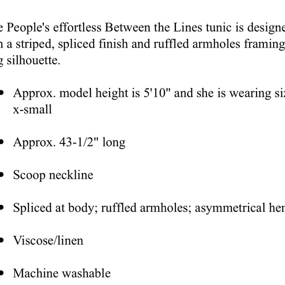 FREE PEOPLE Read Between The Lines Tunic Dress in Deep Sea Combo SZ M NEW!!! - Picture 8 of 9